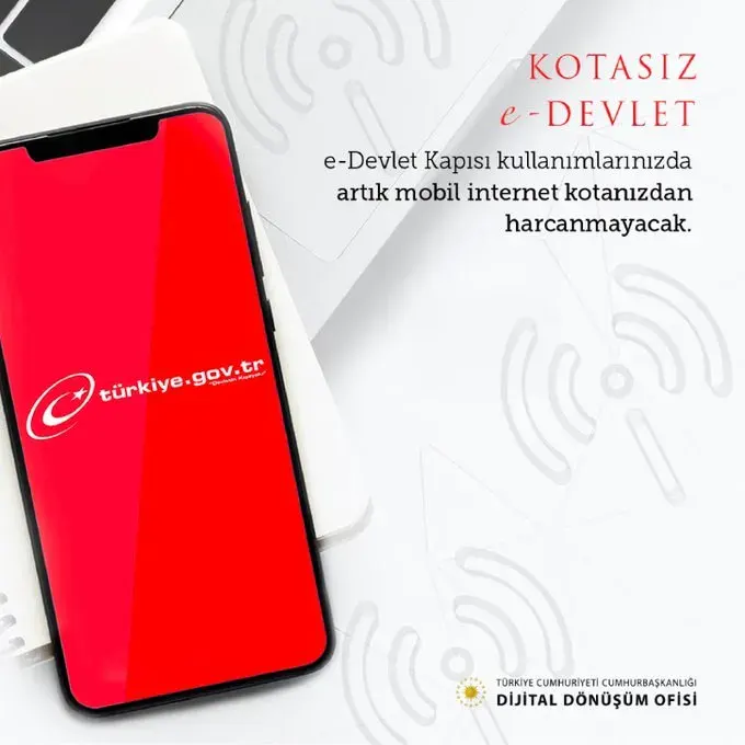 E-Devlet artık mobil internet kotanızdan harcamayacak