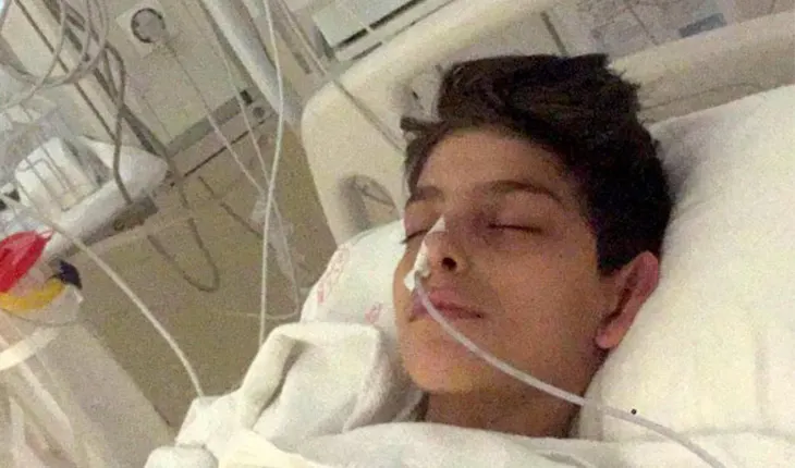 Giresun'da sokakta oynayan Abdulsamet maganda kurşununun hedefi oldu