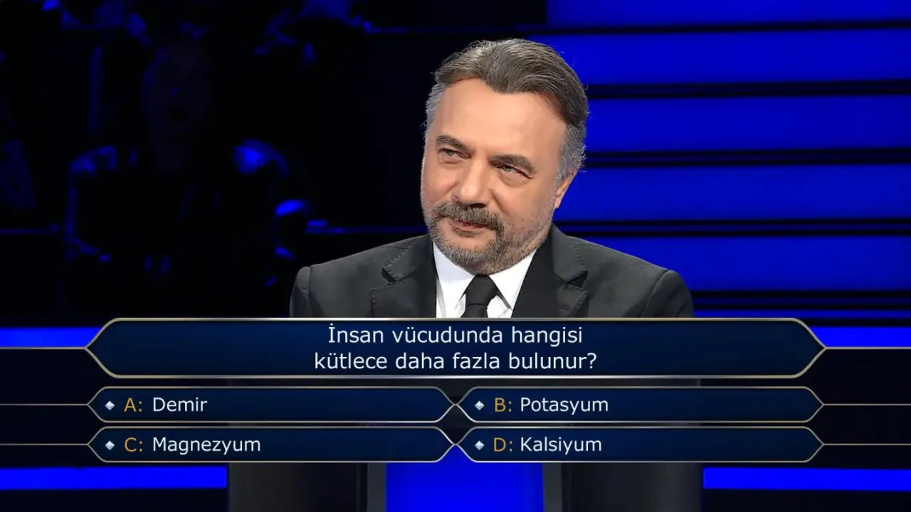 İnsan Vücudunda Hangisi Kütlece Daha Fazla Bulunur? Demir, Potasyum, Magnezyum, Kalsiyum