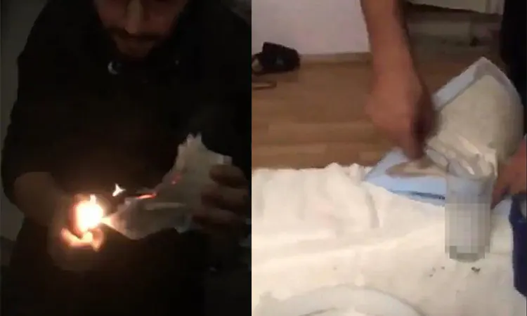 İzmir'de rakı masasında Kur’an-ı Kerim’i yaktılar