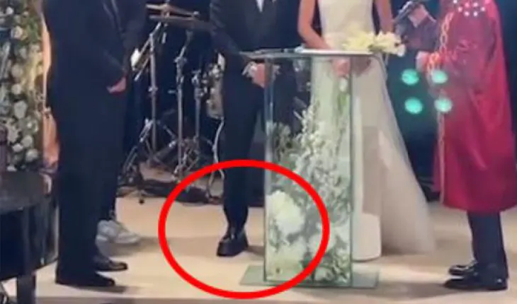 Oğuzhan Koç'un damat ayakkabıları düğüne damga vurdu