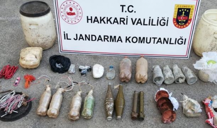 Mühimmat ve patlayıcı ele geçirildi