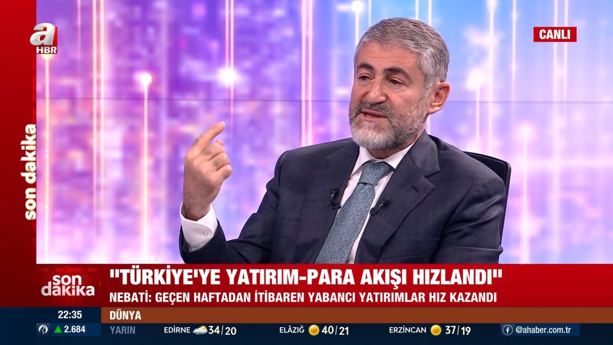  Bakan Nebati, yabancı bakanla yaptığı enflasyon muhabbetini anlattı