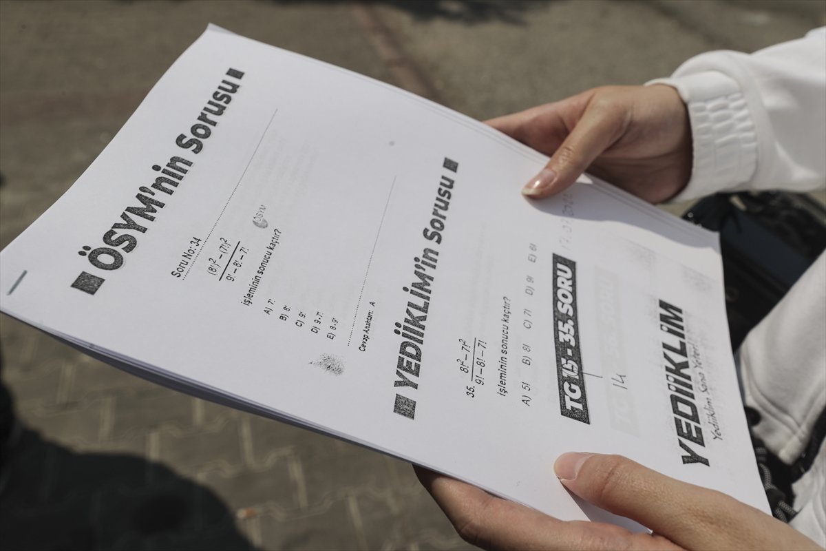  Yediiklim Yayınevi: Sorularla ilgili iddialar asılsız