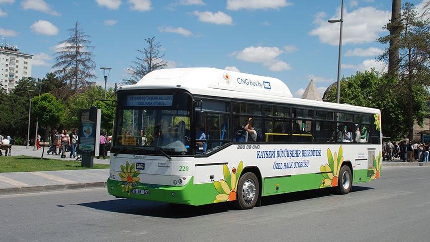 Kayseri'de toplu taşıma ücretlerine zam