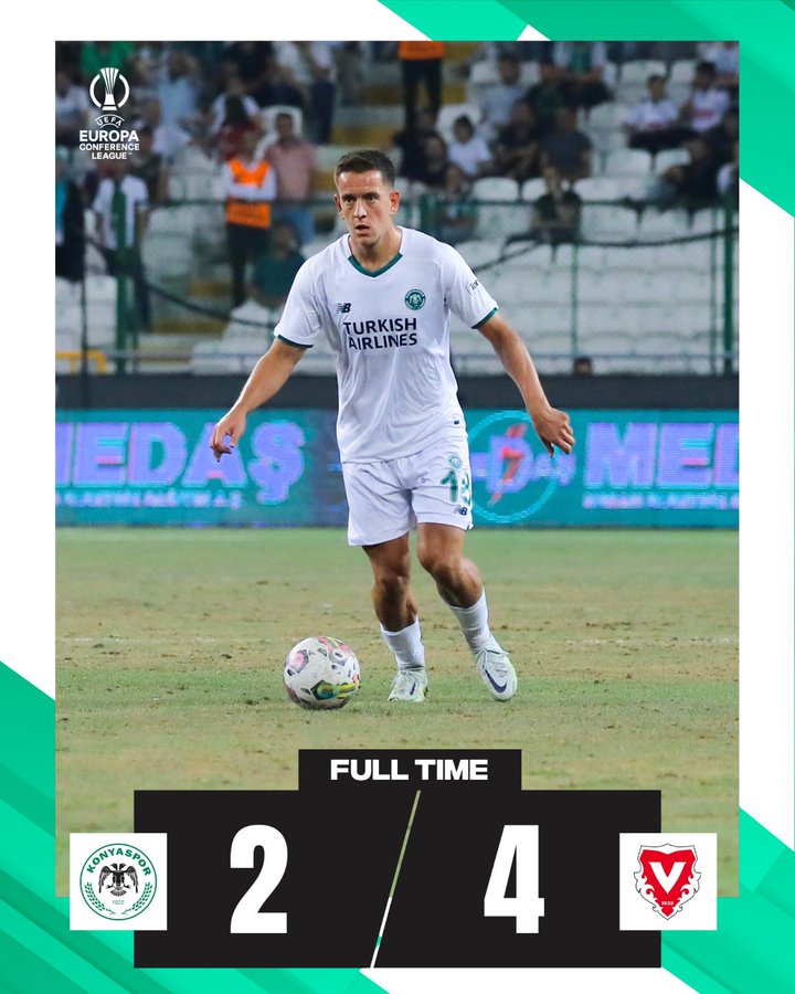 Konyaspor, Avrupa'ya veda etti