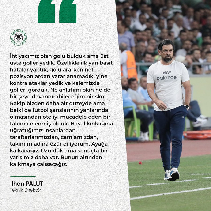 Konyaspor Teknik Direktörü İlhan Palut, FC Vaduz maçı sonrası açıklamalarda bulundu.