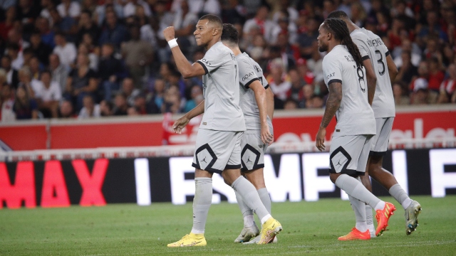 PSG yıldızlarıyla coştu