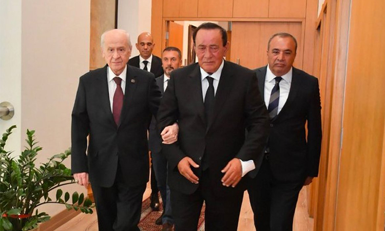 Devlet Bahçeli, Alaattin Çakıcı'yı makamında ağırladı