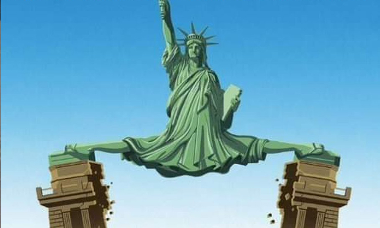The Economist'ten 'ABD bölünüyor' kapağı