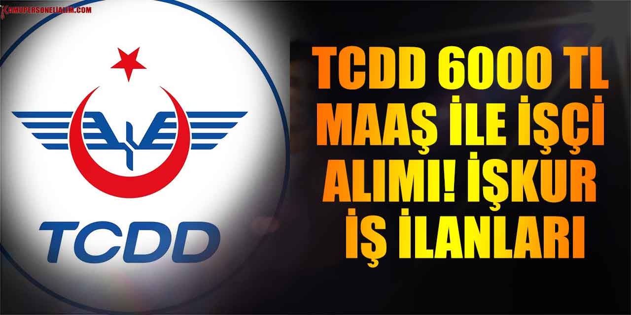 TCDD işçi alımı yapacak