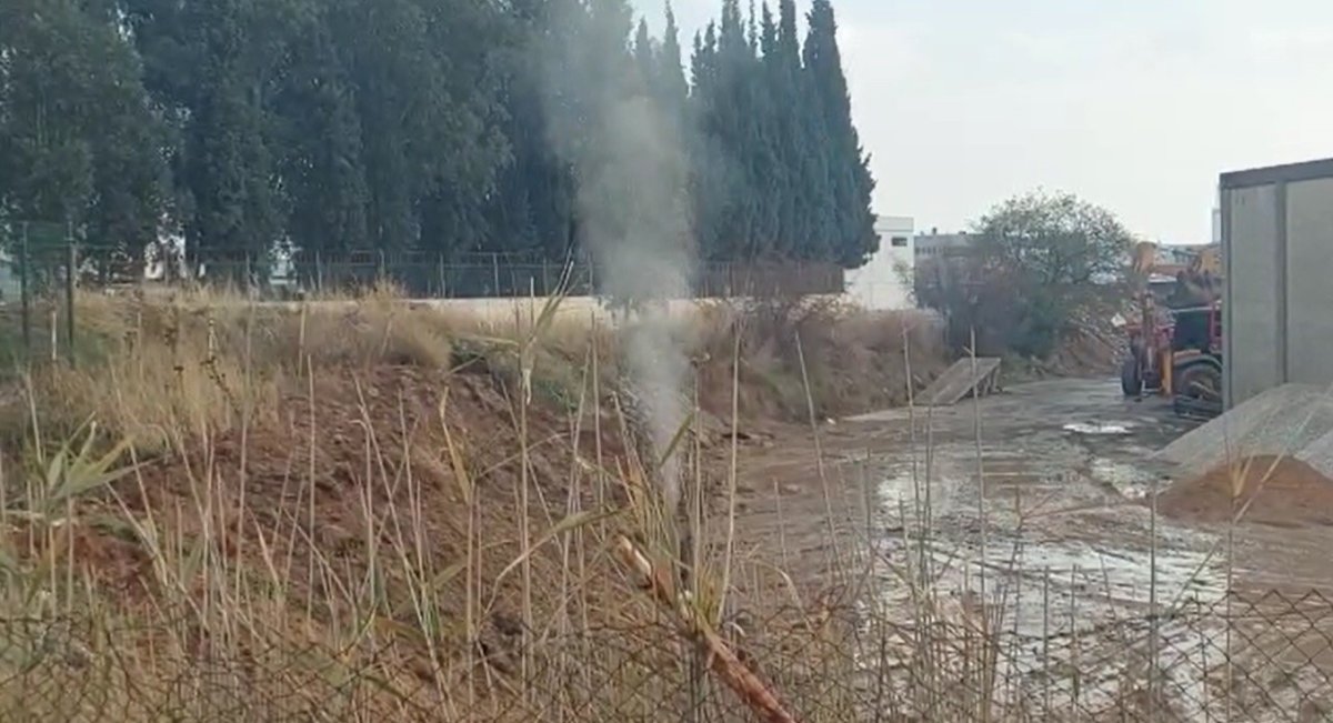 İzmir'de doğalgaz iletim borusu delindi