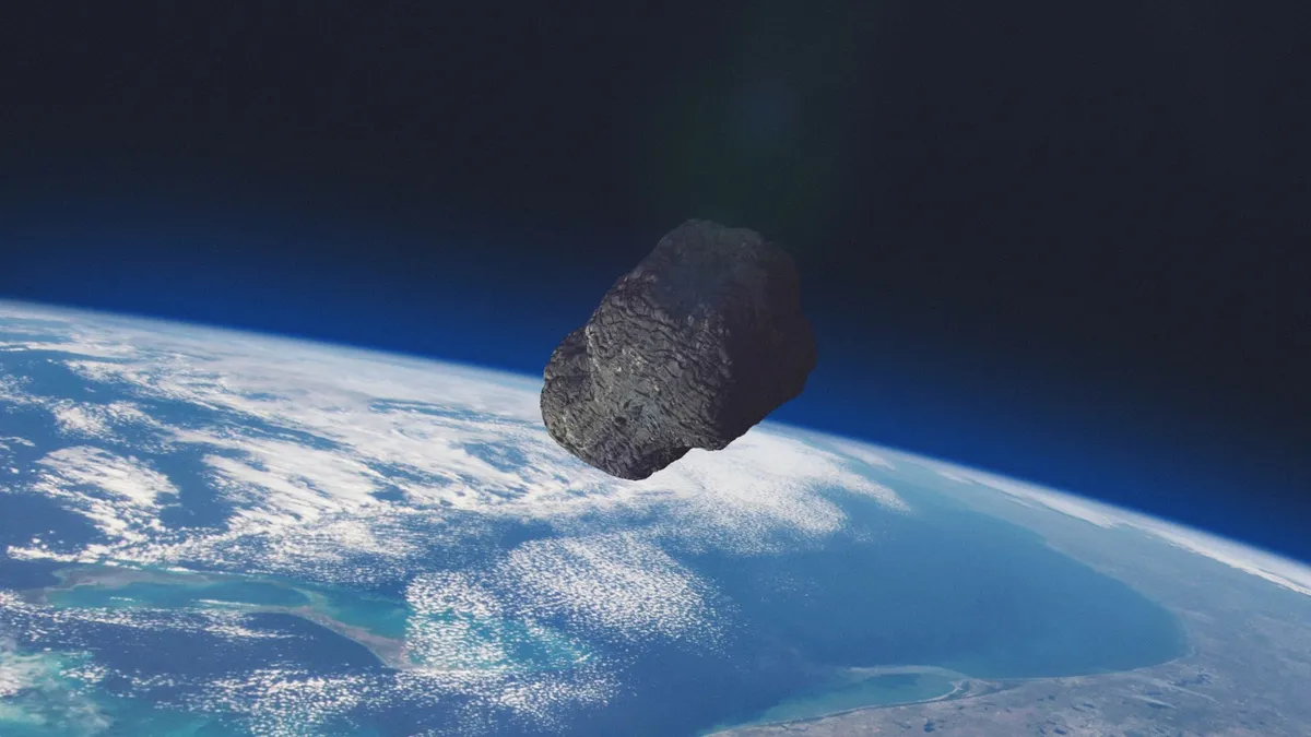 Bir asteroid az önce Dünya'nın yanından geçti