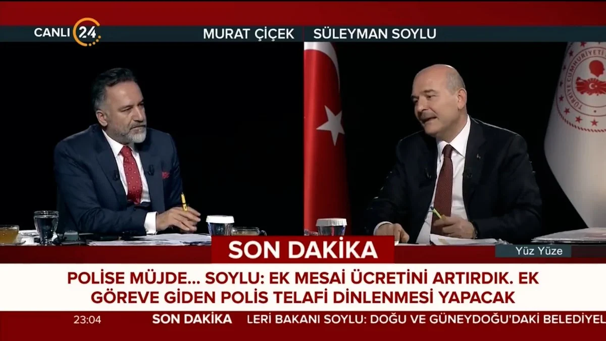 Süleyman Soylu: Polislerin iki şark hizmetini bire düşürebiliriz