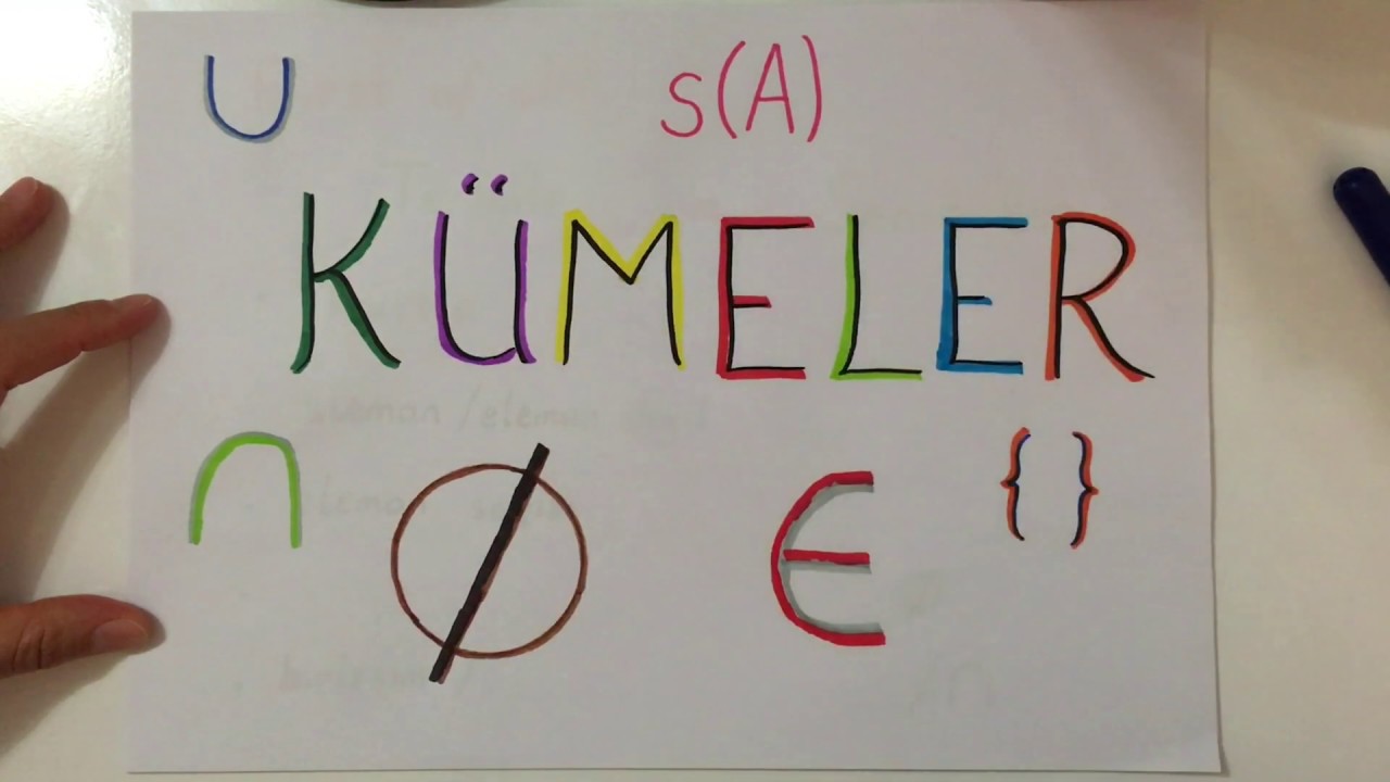 Kümeler nedir? Kümeler hakkında bilgi? Kaç Çeşit küme vardır?