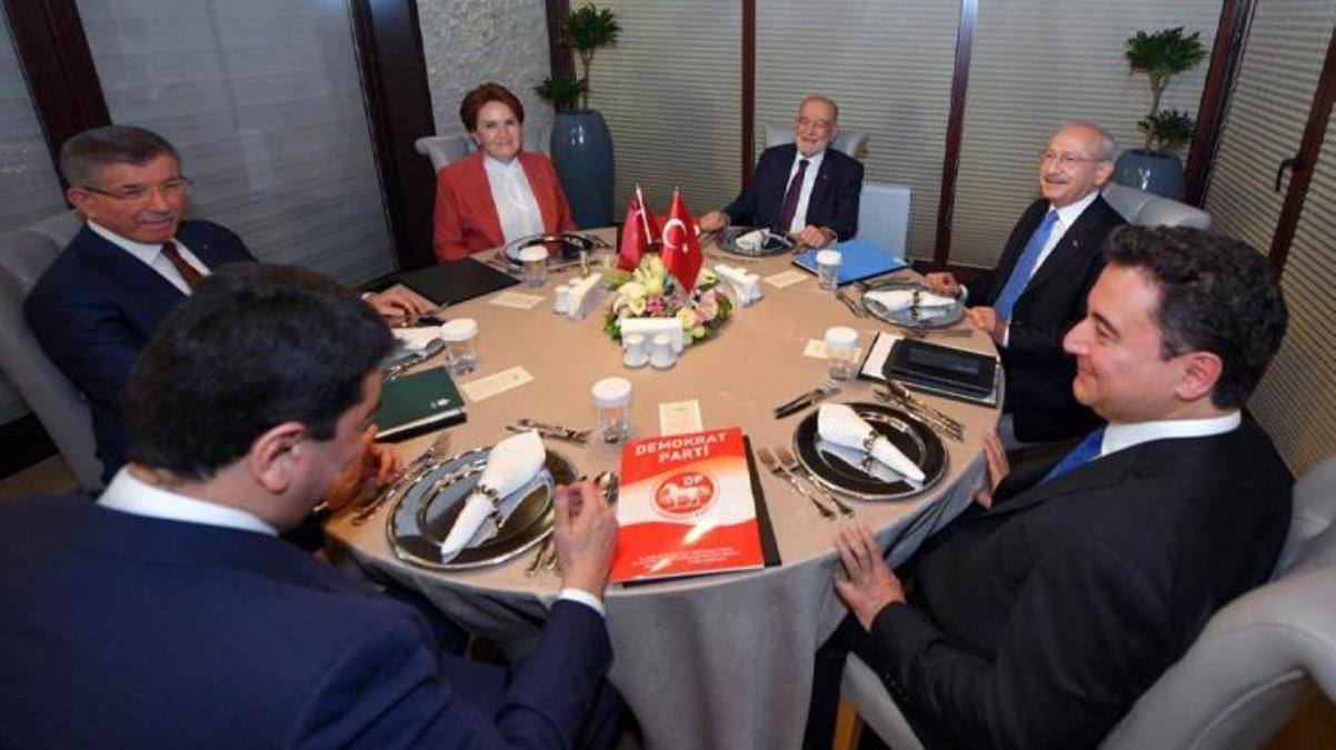 6’lı Masa 11’inci kez toplandı: Cumhurbaşkanı adayının belirlenmesi gündemde