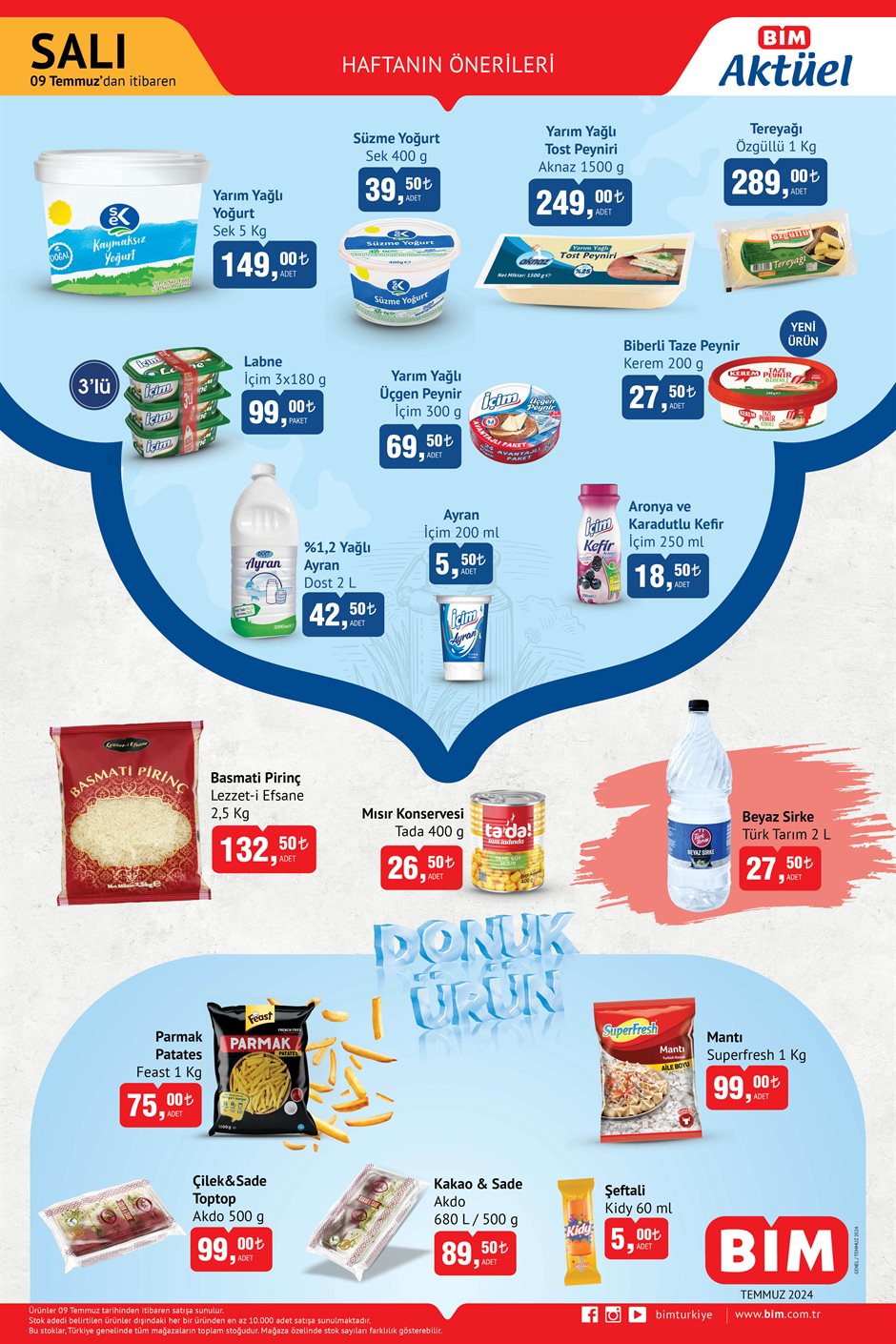 bim 9 temmuz katalog