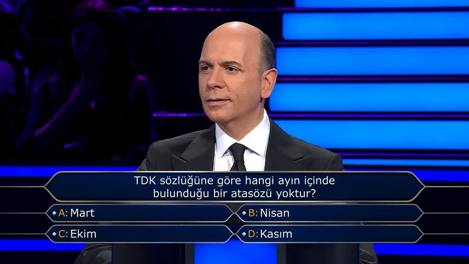 TDK sözlüğüne göre hangi ayın içinde bulunduğu bir atasözü yoktur?
