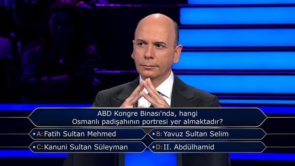 ABD Kongre Binası'nda, hangi Osmanlı padişahının portresi yer almaktadır?